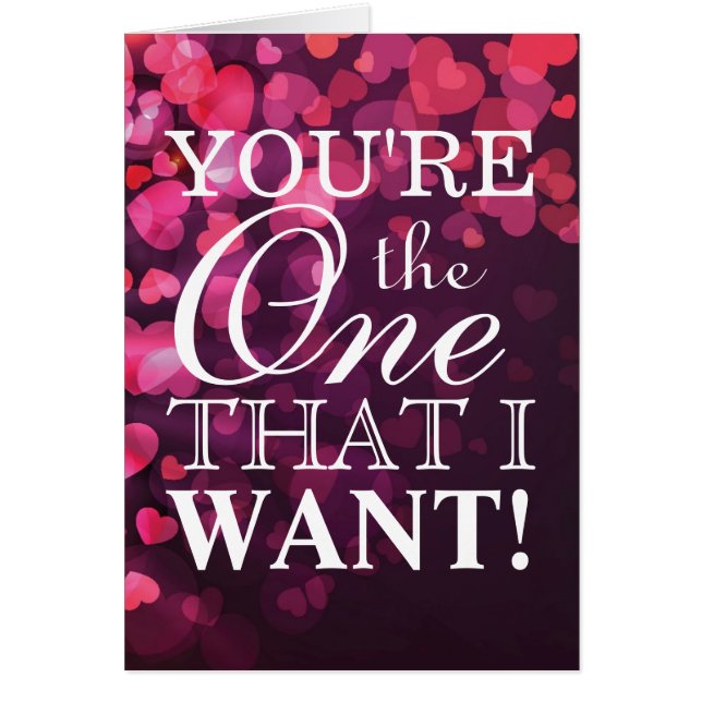 Cartão Conceito do amor com corações (Frente)