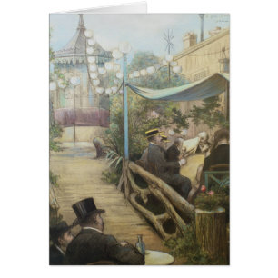 Cartão Concerto de L'Aperitif, rua Dorsel
