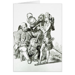 Cartão Concerto Spirituale, publicado 23 de março de 177