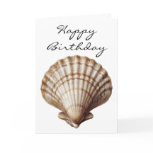 Concha do Mar Feliz Aniversário