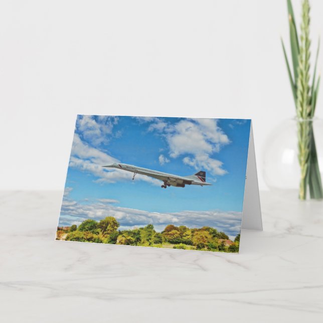 Cartão Concorde on Finals (Frente)