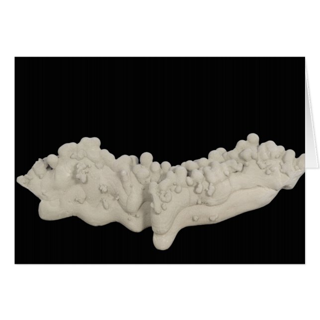 Cartão Concretion da argila (Frente Horizontal)