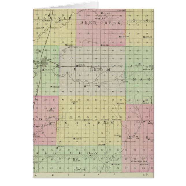 Cartão Condado de Allen (Frente)