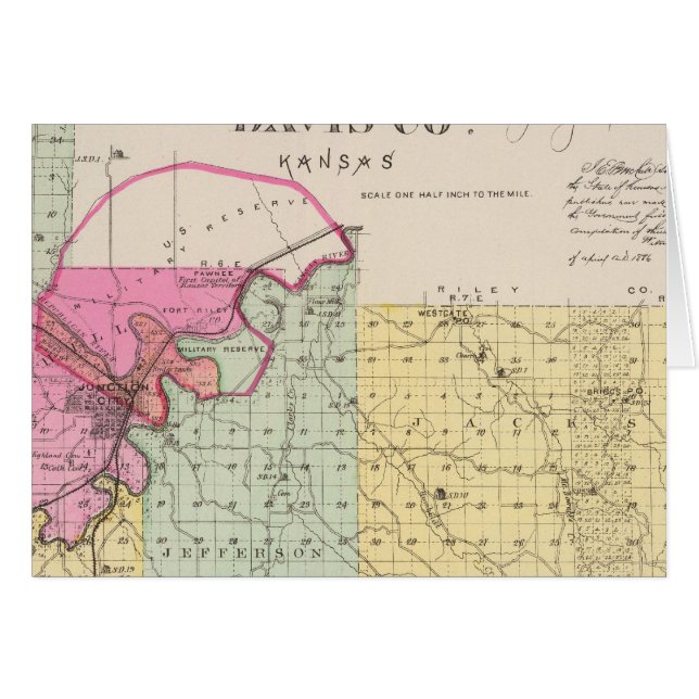 Cartão Condado de Davis (Frente Horizontal)