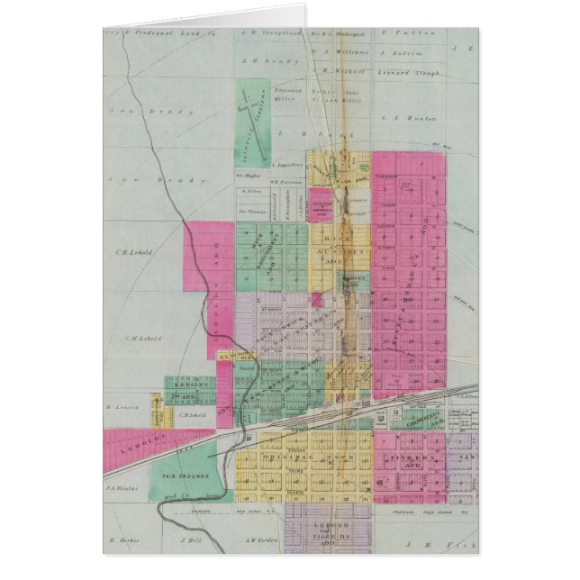 Cartão Condado de Dickinson (Frente)