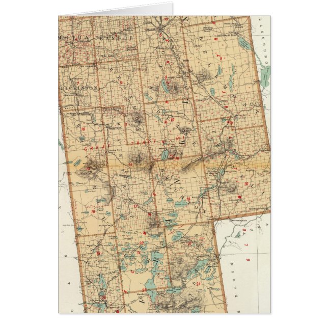 Cartão Condado de Franklin (Frente)