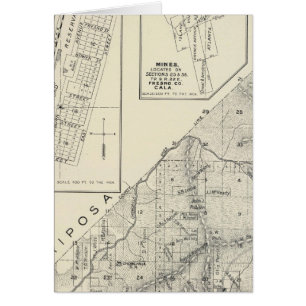 Cartão Condado de Madera, Califórnia