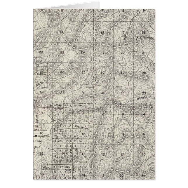 Cartão Condado de Madera, Califórnia 7 (Frente)