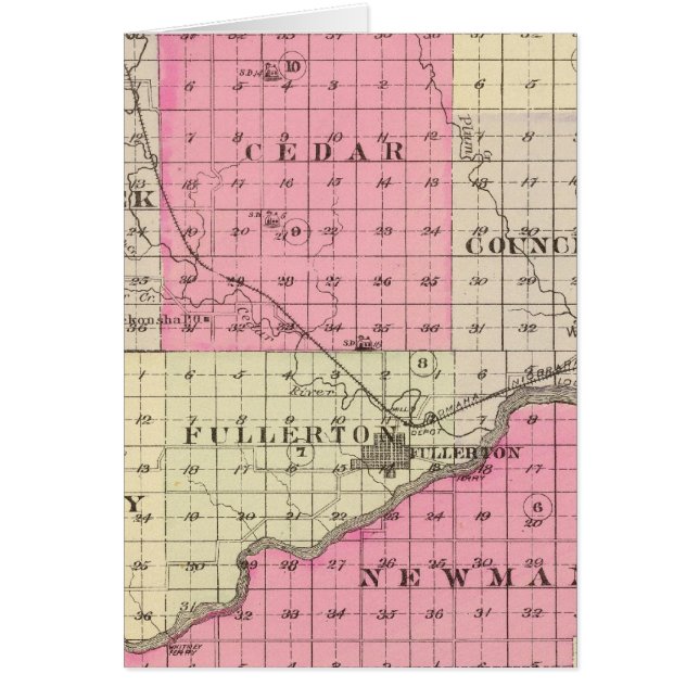 Cartão Condado de Nance (Frente)