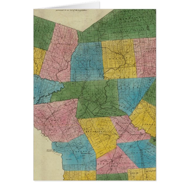 Cartão Condado de Oneida (Frente)