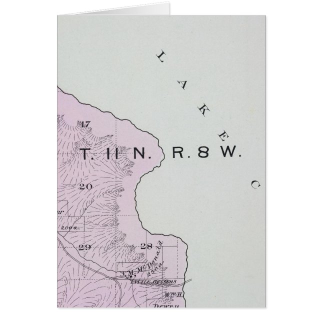 Cartão Condado de Sonoma, Califórnia 15 (Frente)