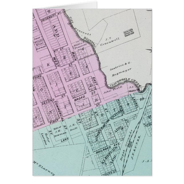 Cartão Condado de Sonoma, Califórnia 26 (Frente)