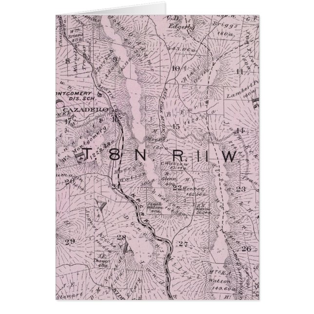 Cartão Condado de Sonoma, Califórnia 4 (Frente)