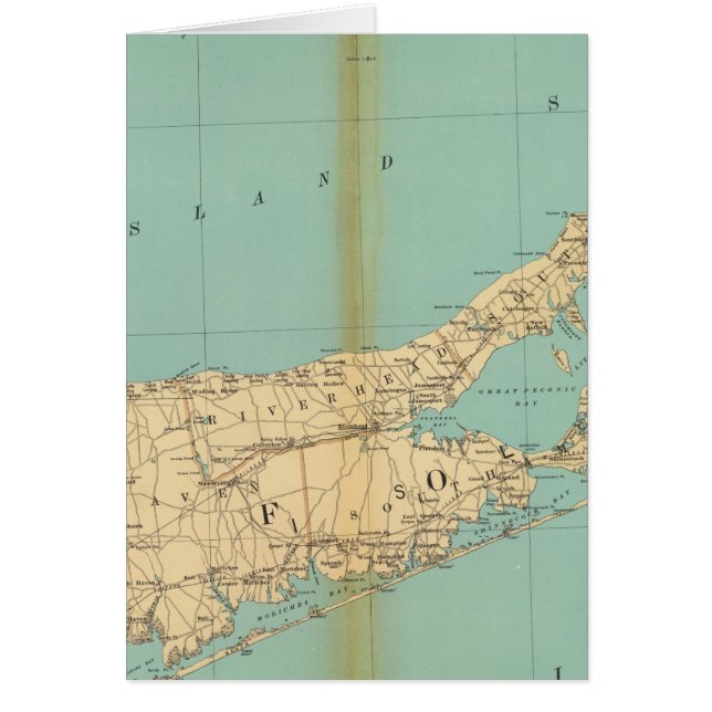 Cartão Condado de Suffolk (Frente)