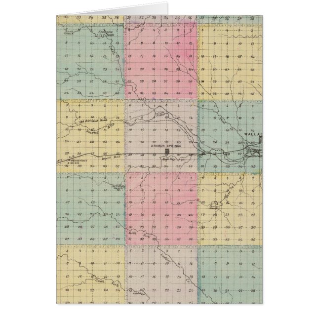 Cartão Condado de Wallace (Frente)