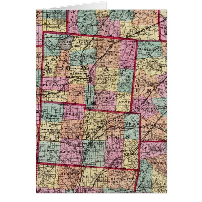 Cartão condados de Ohio 2 (Frente)