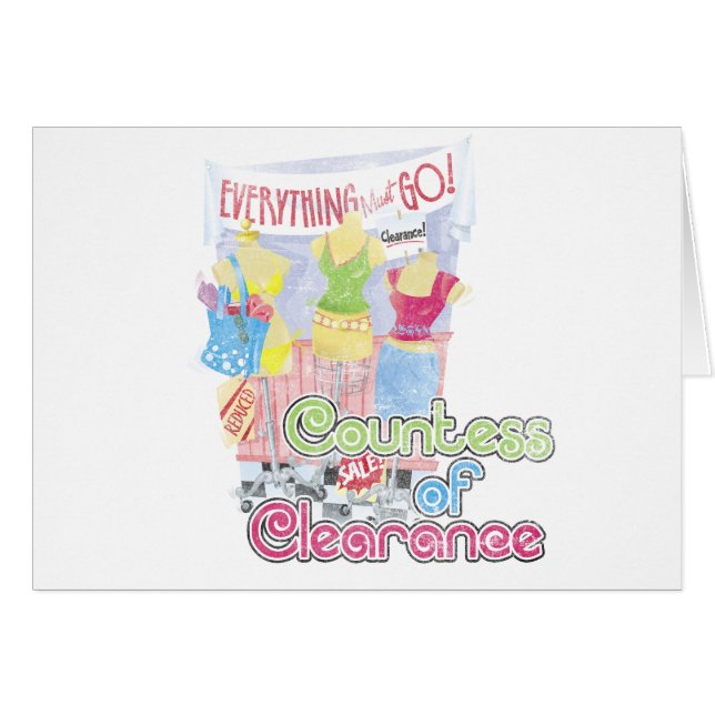 Cartão Condessa do afastamento (Frente Horizontal)