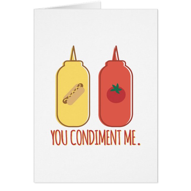 Cartão Condimento mim (Frente)