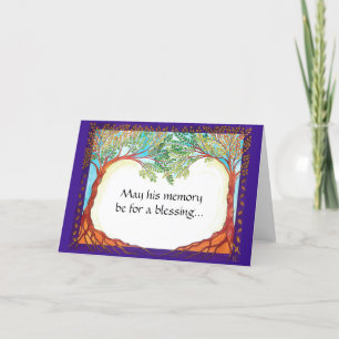 Cartão Condolence Card for a Man