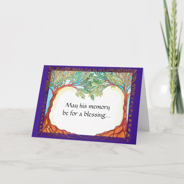 Cartão Condolence Card for a Man (Frente)