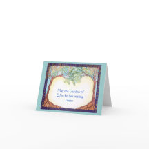 Condolence card for woman