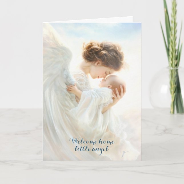 Cartão Condolências de boas-vindas (Frente)