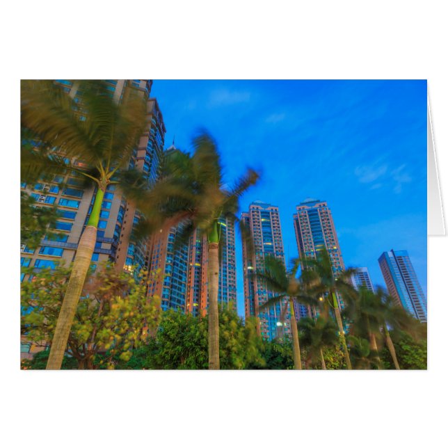 Cartão Condomínios de luxo na China (Frente Horizontal)