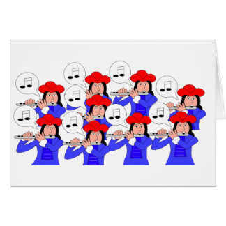 Cartão Condução por meio de canos de 9 gaiteiros