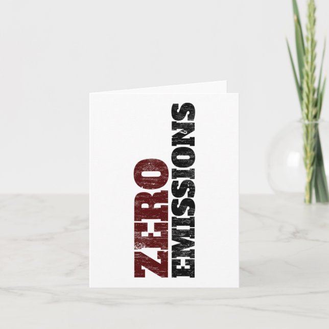 Cartão Condutor de Veículo Elétrico Zero Emissões Ev Car  (Frente)