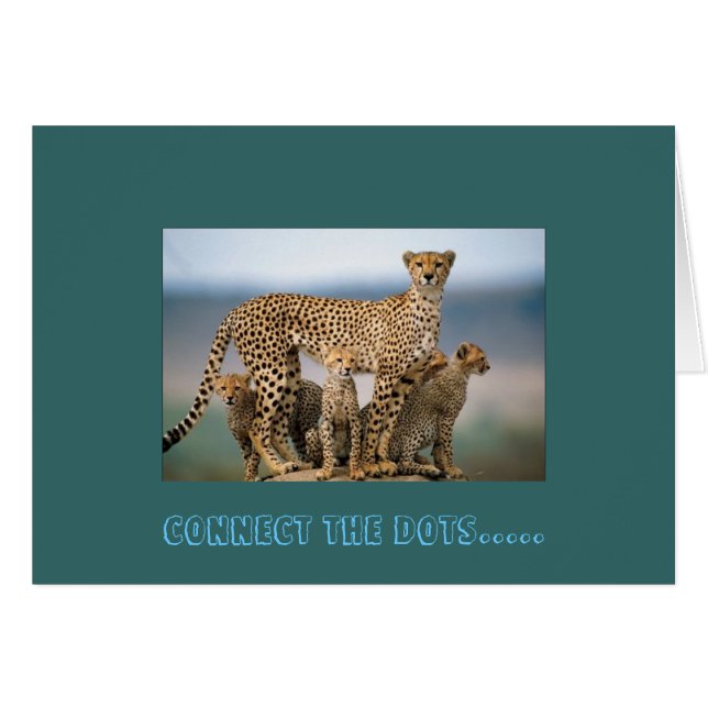 Cartão CONECTAR OS PONTOS... - Personalizado (Frente horizontal)