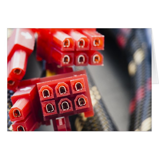 Cartão Conector do cabo do computador (Frente Horizontal)