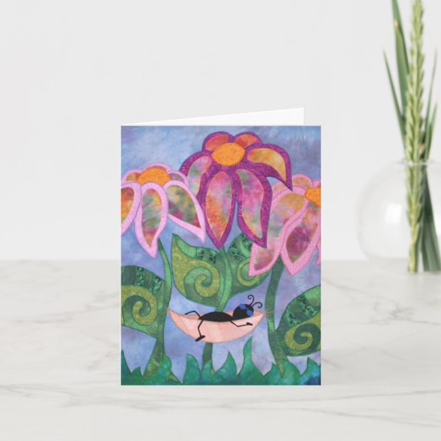 Cartão Coneflower Canopy Note Card (Frente)