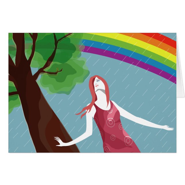 Cartão Conexão Arco-Íris (Frente Horizontal)