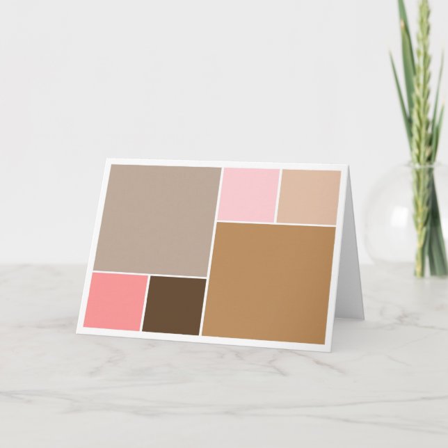 Cartão Conexão de blocos de cores da Seashell (Frente)