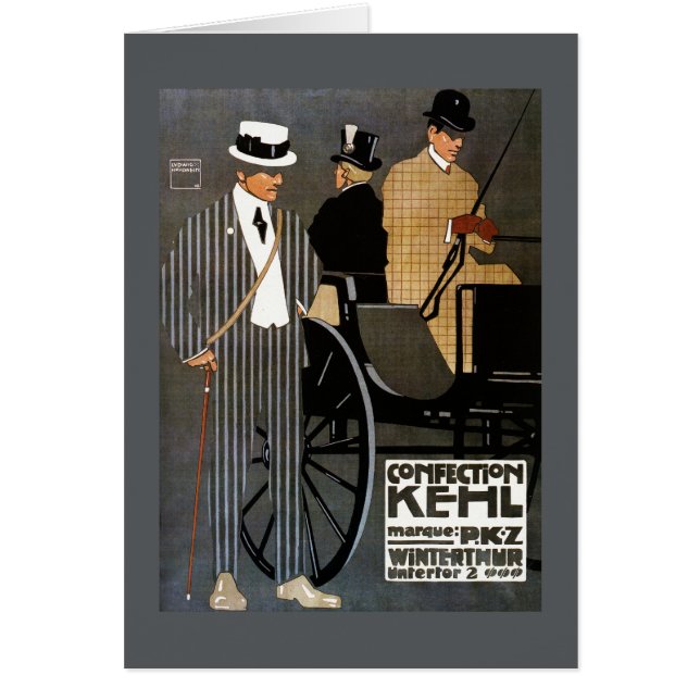 Cartão Confecção Cavalheiros Kehl (Frente)
