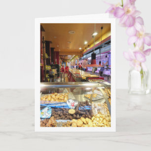 Cartão Confeitaria no Mercado Central, Valência