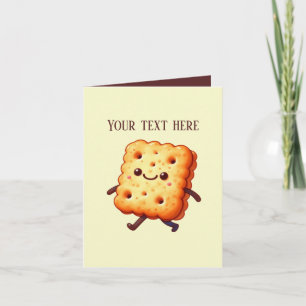 Cartão Confeiteiros personalizáveis amantes de biscoitos 