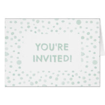 Confetti Watercolor Pontos de Aniversário do Mint