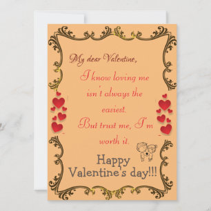 Cartão Confie em mim