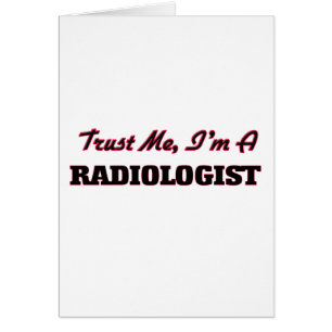 Cartão Confie que eu mim é um radiologista