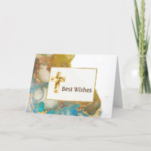 Confirmação de abstrato Teal Dourado Agate Waterco