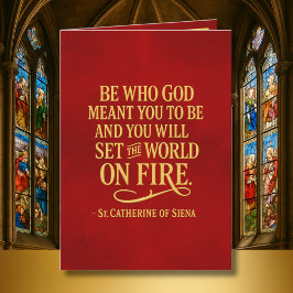 Cartão Confirmação de Set the World on Fire Catherine Sie