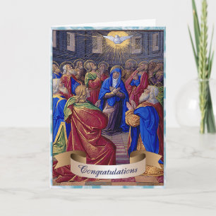 Cartão Confirmação Parabéns Imagery Pentecostal