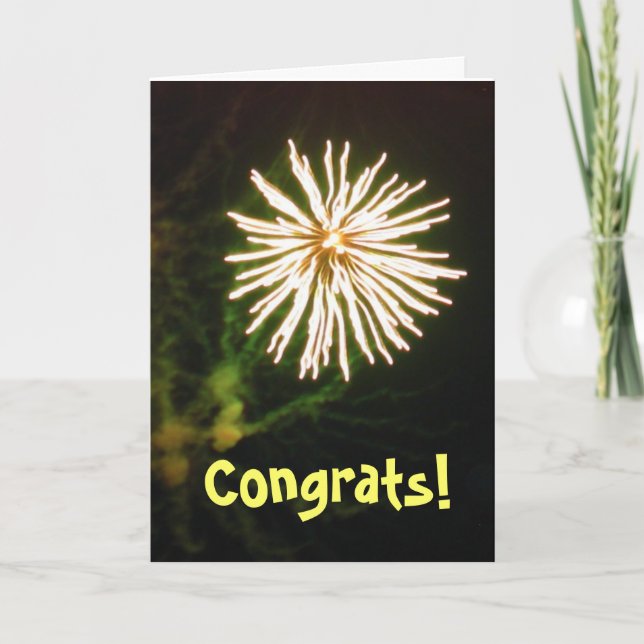Cartão Congrats card (Frente)