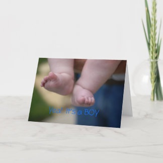 Cartão Congrats, it's a BOY