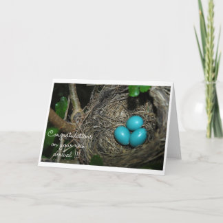 Cartão congrats on new arrival