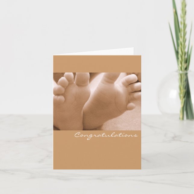 Cartão Congratulations (Frente)