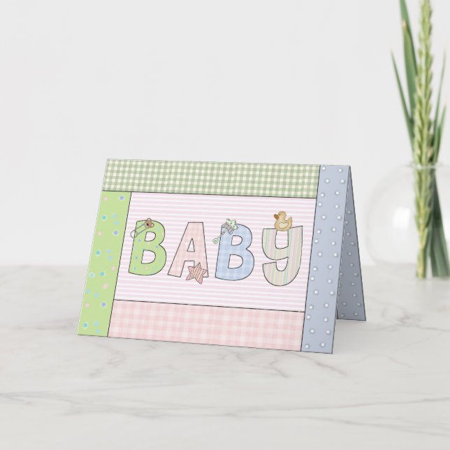 Cartão Congratulations Card: Baby (Frente)