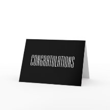 Congratulations Card (Blank Inside)