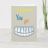 Congratulations Getting Braces - Braces Smile Boy